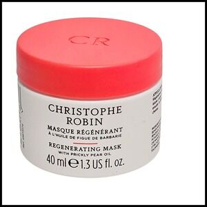 Christophe Robin Regenerating Mask Prickly Pear Oil Hair Repair 1.3 oz Travel